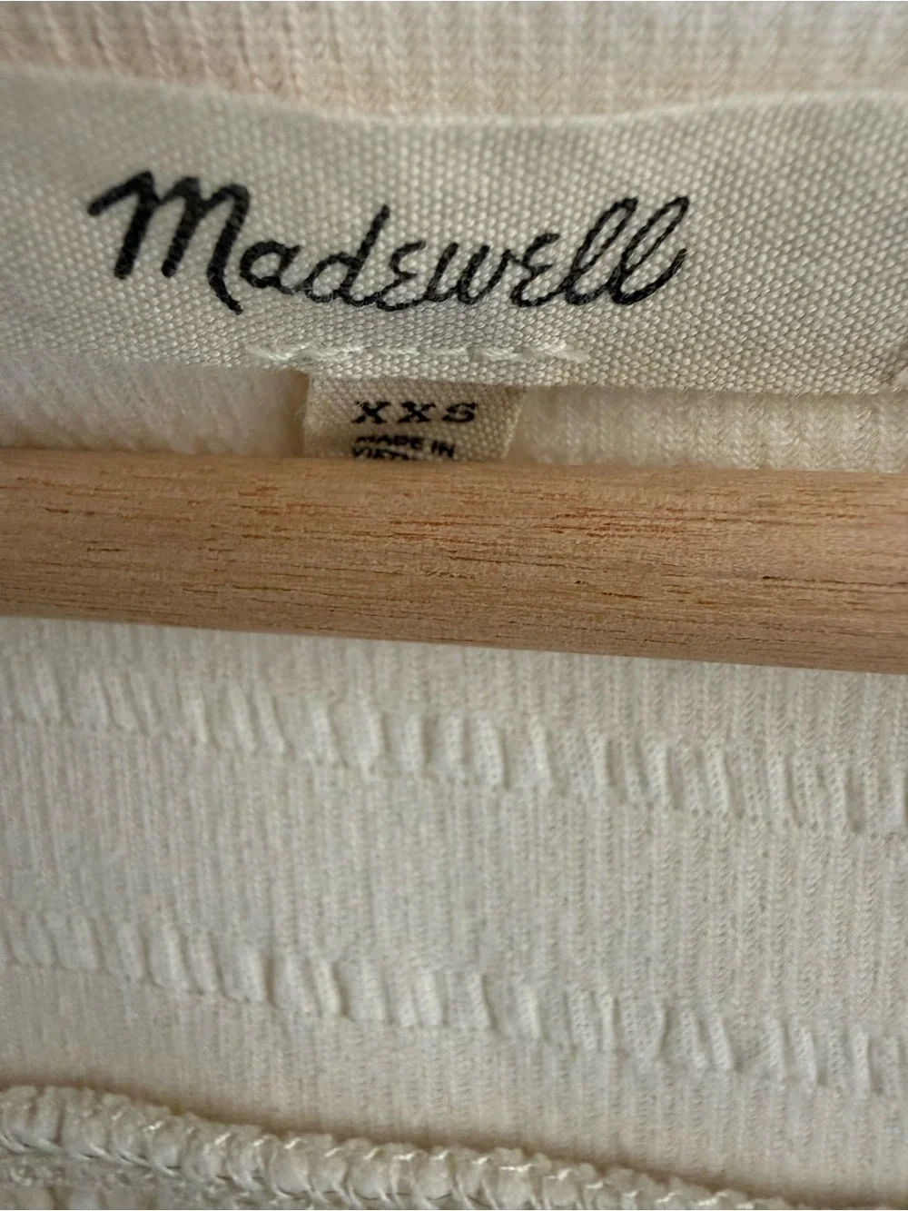 Madewell antique cream